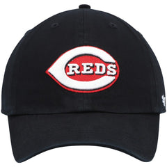 Cincinnati Reds Clean Up Adjustable Hat - Black | 47 brand