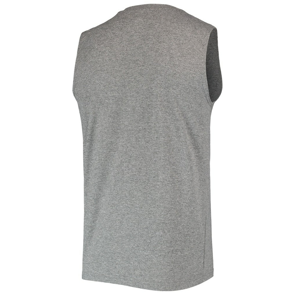 Las Vegas Raiders New Era Brushed Sleeveless Tank Top - Heathered Gray cheap