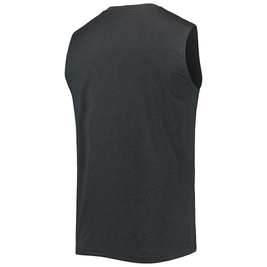 Pittsburgh Steelers New Era Brushed Sleeveless Tank Top - Black sale