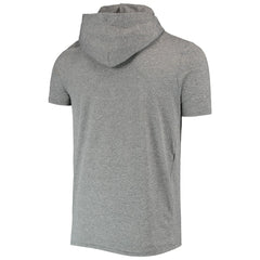 Las Vegas Raiders New Era Team Brushed Hoodie T-Shirt - Heathered Gray cheap
