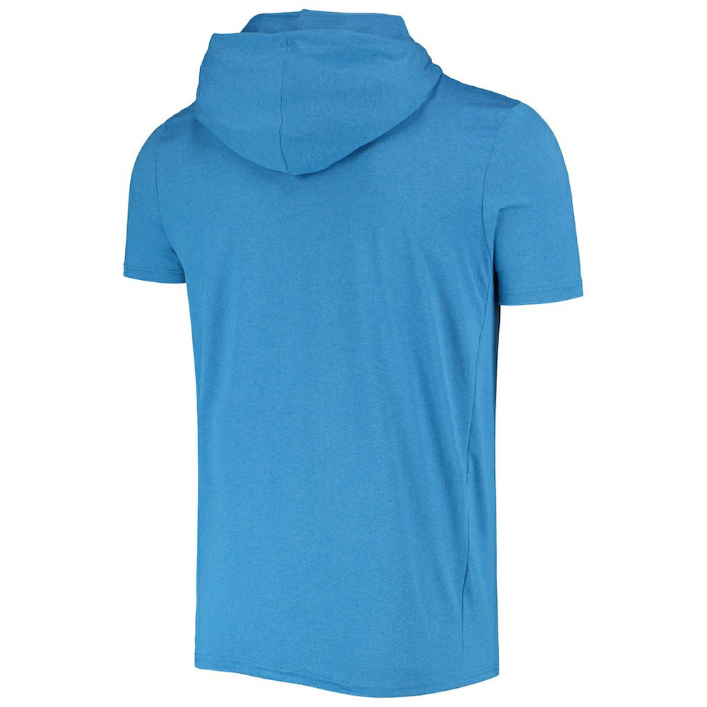 Los Angeles Rams New Era Team Brushed Hoodie T-Shirt - Heathered Blue outlet