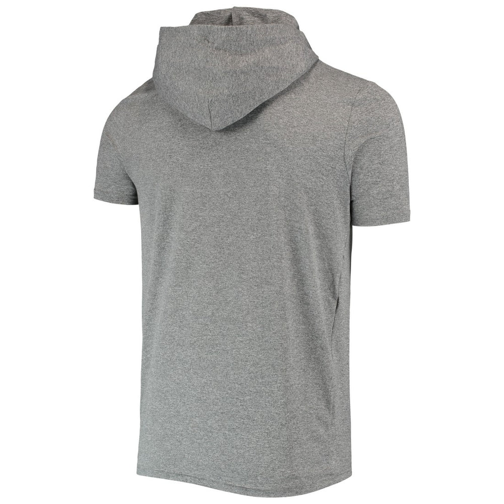 Seattle Seahawks New Era Team Brushed Hoodie T-Shirt - Heathered Gray sale