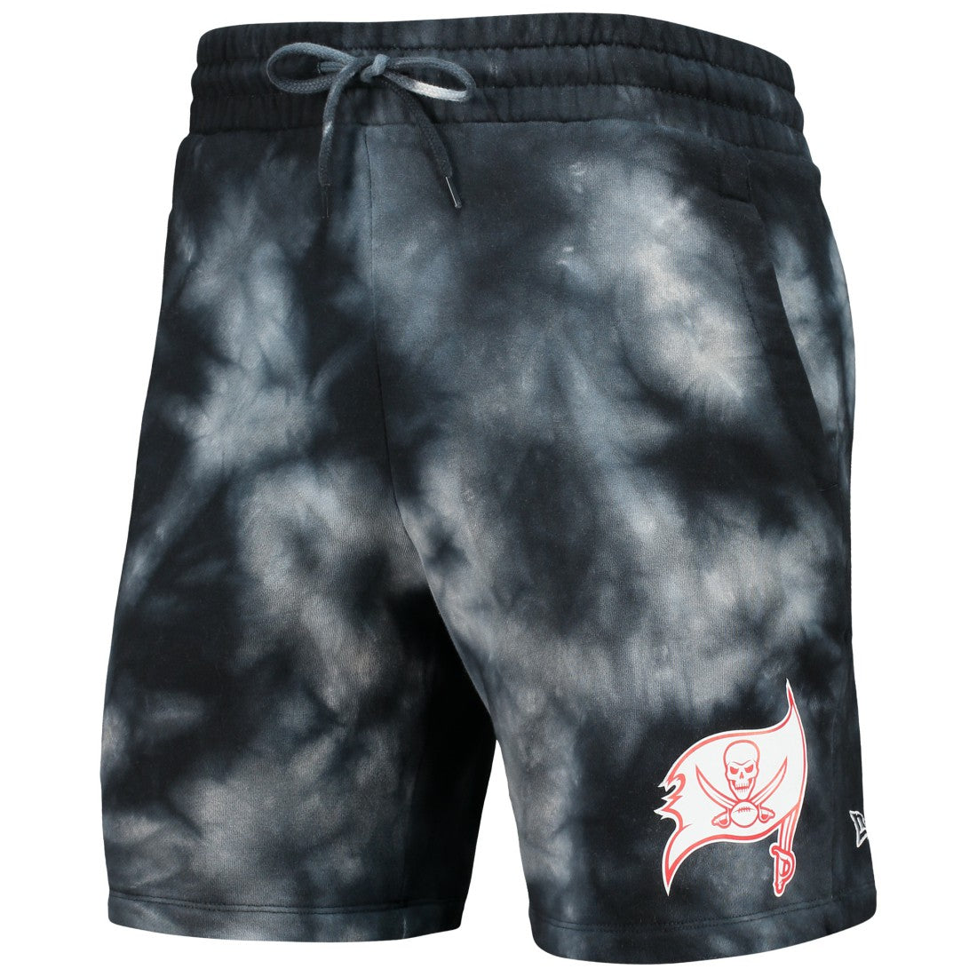 Tampa Bay Buccaneers New Era Tie-Dye Shorts - Black sale