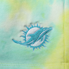 Miami Dolphins New Era Tie-Dye Shorts - White discount