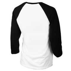 Cleveland Guardians Tiny Turnip Youth Stacked Raglan 3/4 Sleeve T-Shirt - White/Black