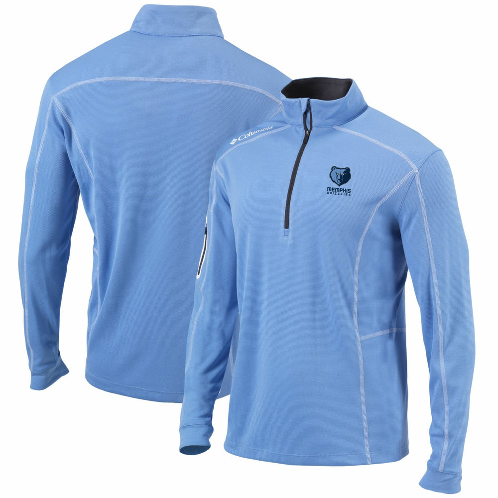 Memphis Grizzlies Shotgun Omni-Wick Quarter-Zip Pullover Jacket - Light Blue | Columbia for sale
