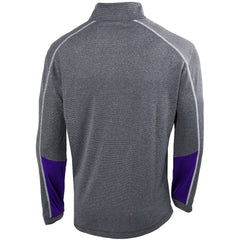 Charlotte Hornets Omni-Wick Shotgun 2.0 Quarter-Zip Pullover Top - Heathered Gray/Purple | Columbia for sale