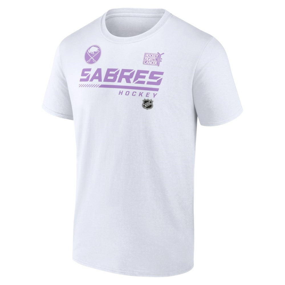 Buffalo Sabres NHL Hockey Fights Cancer T-Shirt White