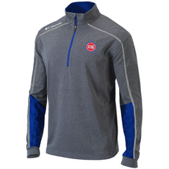 Detroit Pistons Omni-Wick Shotgun 2.0 Quarter-Zip Pullover Top sale - Heathered Gray/Blue | Columbia cheap