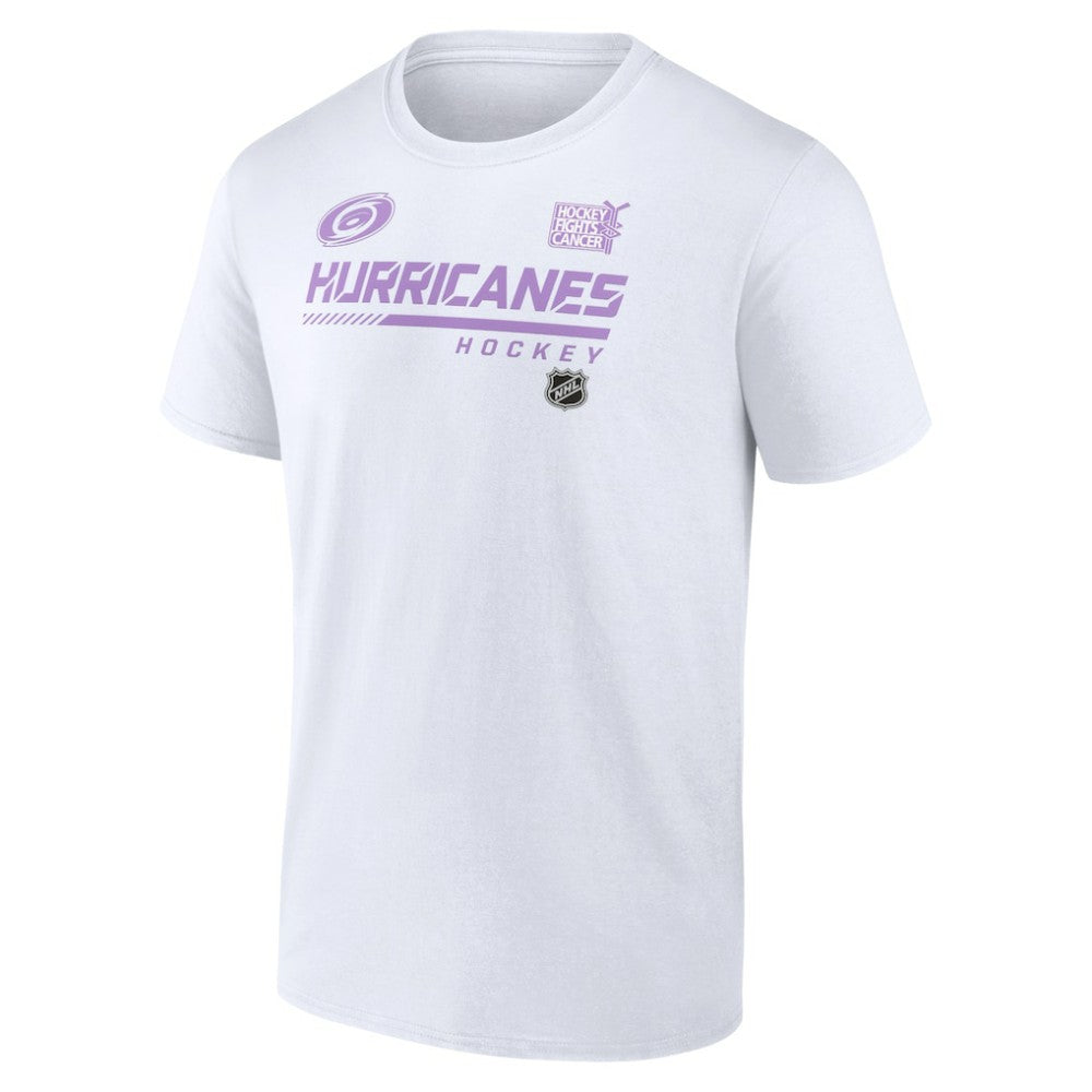 Carolina Hurricanes NHL Hockey Fights Cancer T-Shirt White