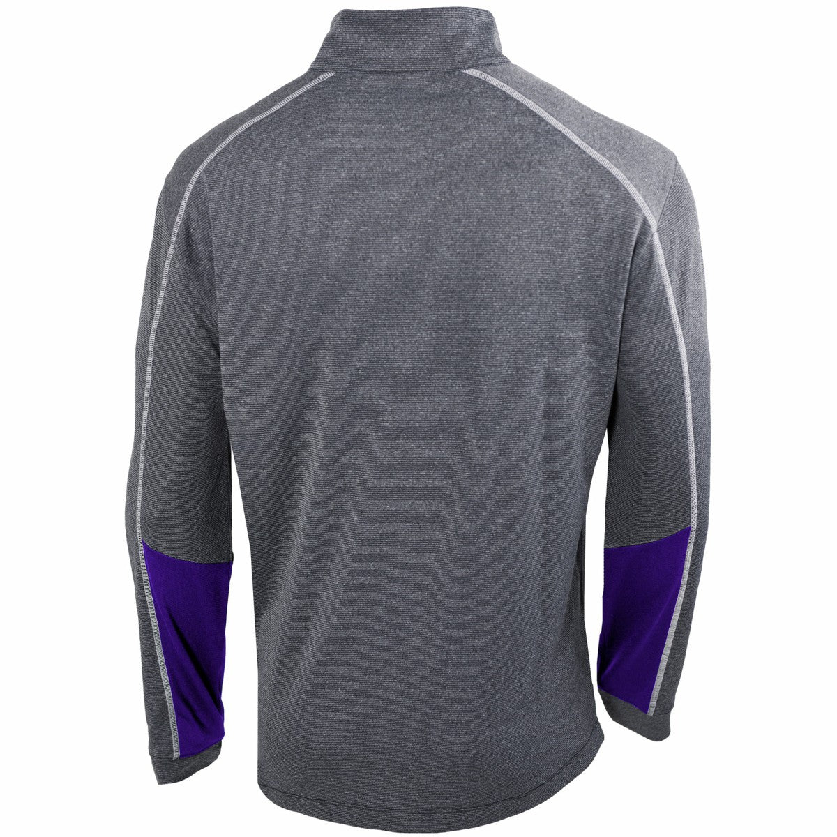 Los Angeles Lakers Omni-Wick Shotgun 2.0 Quarter-Zip Pullover Top - Heathered Gray/Purple | Columbia sale