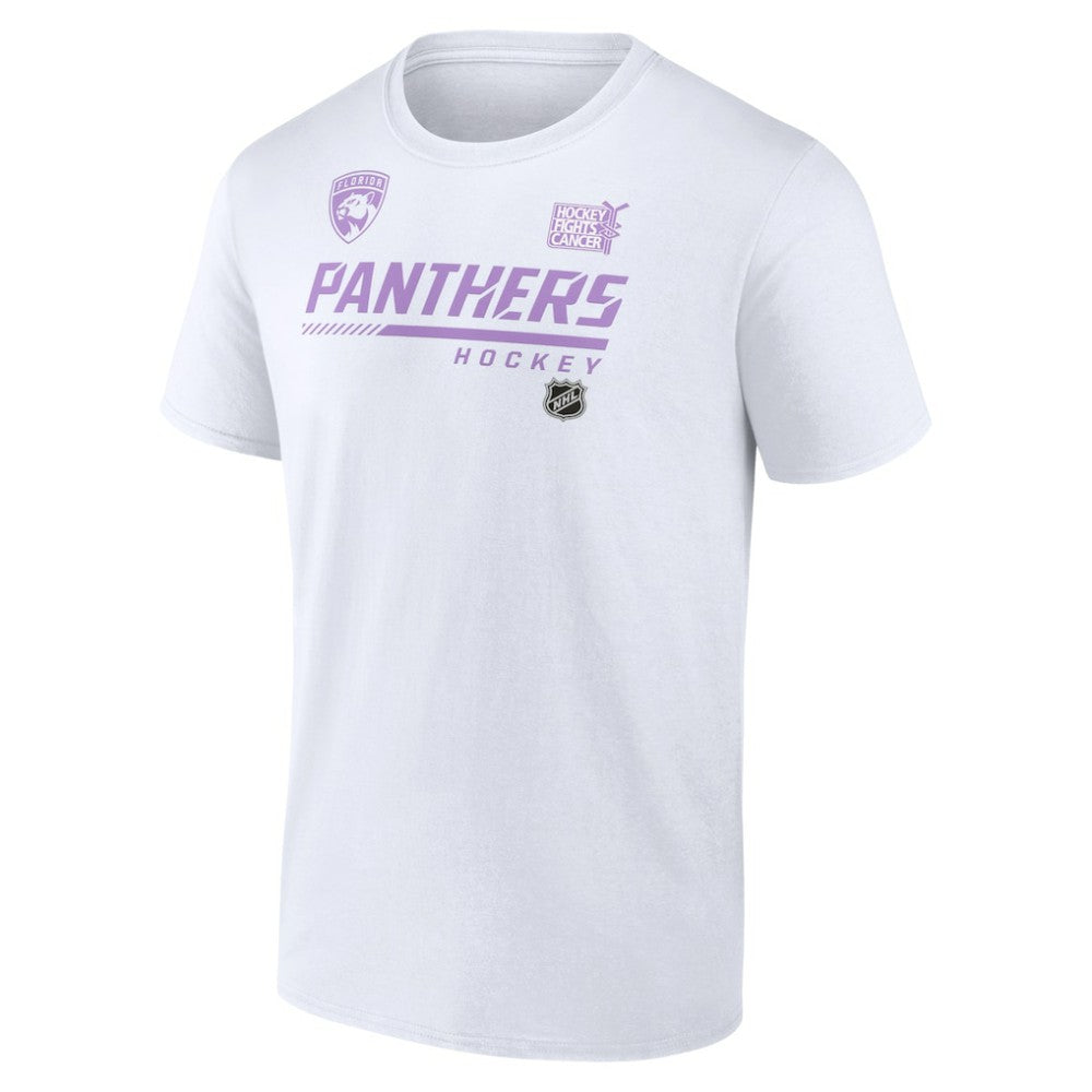 Florida Panthers NHL Hockey Fights Cancer T-Shirt White