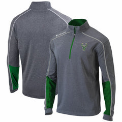 Milwaukee Bucks Omni-Wick Shotgun 2.0 Quarter-Zip Pullover Top - Heathered Gray/Green | Columbia sale