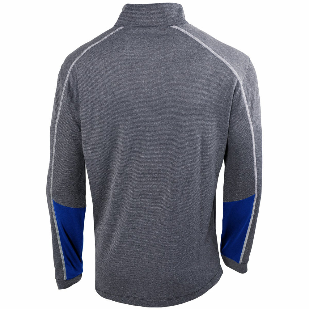 New York Knicks Omni-Wick Shotgun 2.0 Quarter-Zip Pullover Top - Heathered Gray/Blue | Columbia online