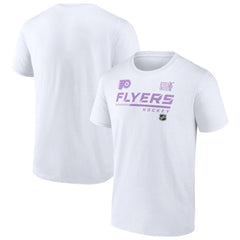 Philadelphia Flyers NHL Hockey Fights Cancer T-Shirt White