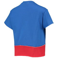 Chicago Cubs Refried Apparel Women's Cropped T-Shirt - Royal