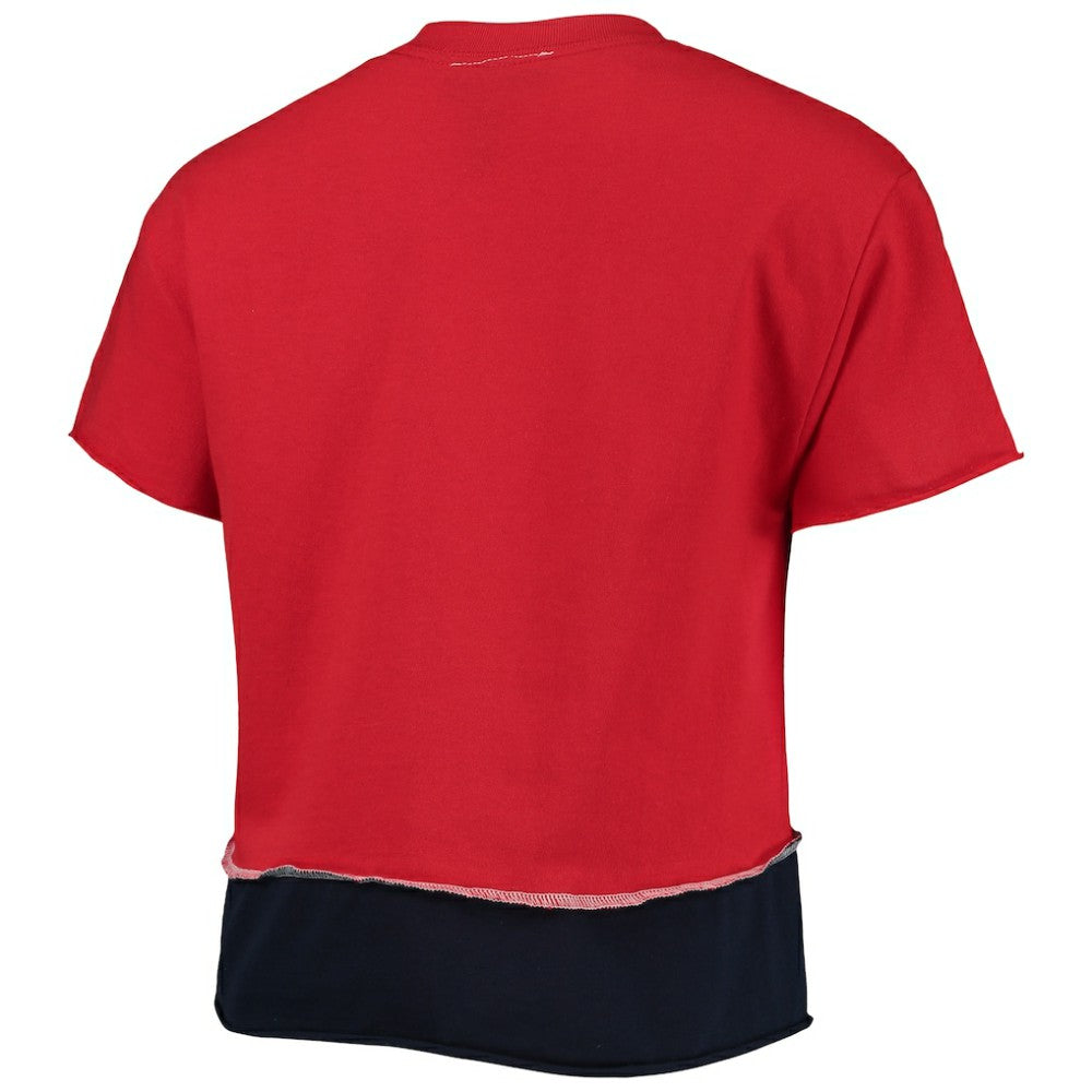 St. Louis Cardinals Refried Apparel Women's Cropped T-Shirt - Red
