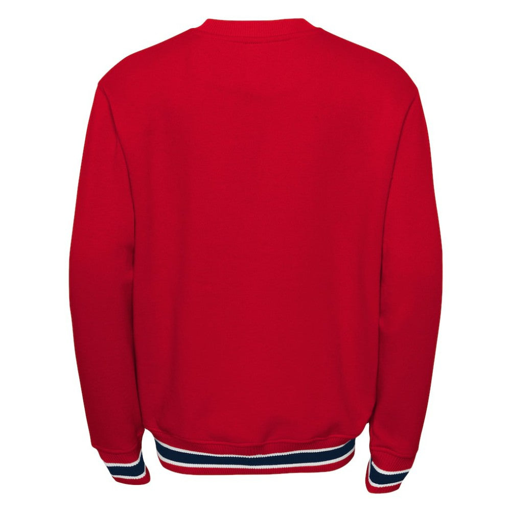 Washington Capitals Youth Classic Blueliner Pullover Sweatshirt Red