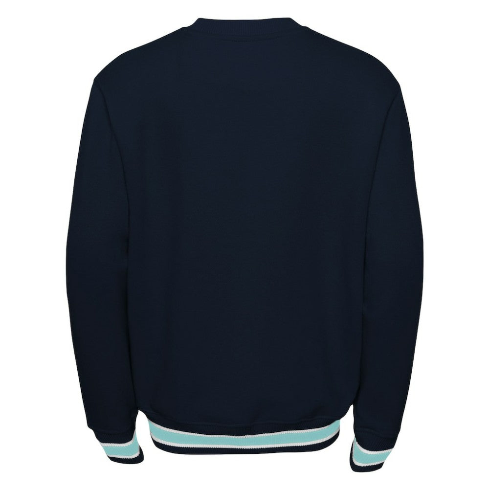 Seattle Kraken Youth Classic Blueliner Pullover Sweatshirt Deep Sea Blue