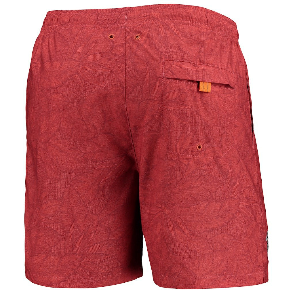 Atlanta Falcons Naples Layered Leaves Swim Trunks - Red discount