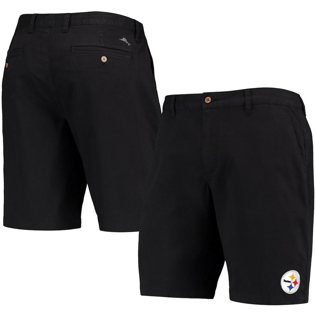 Pittsburgh Steelers Boracay Tri-Blend Shorts - Black cheap