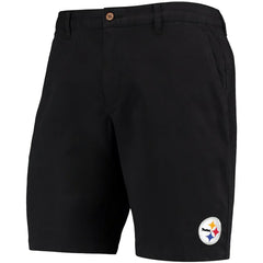 Pittsburgh Steelers Boracay Tri-Blend Shorts - Black cheap