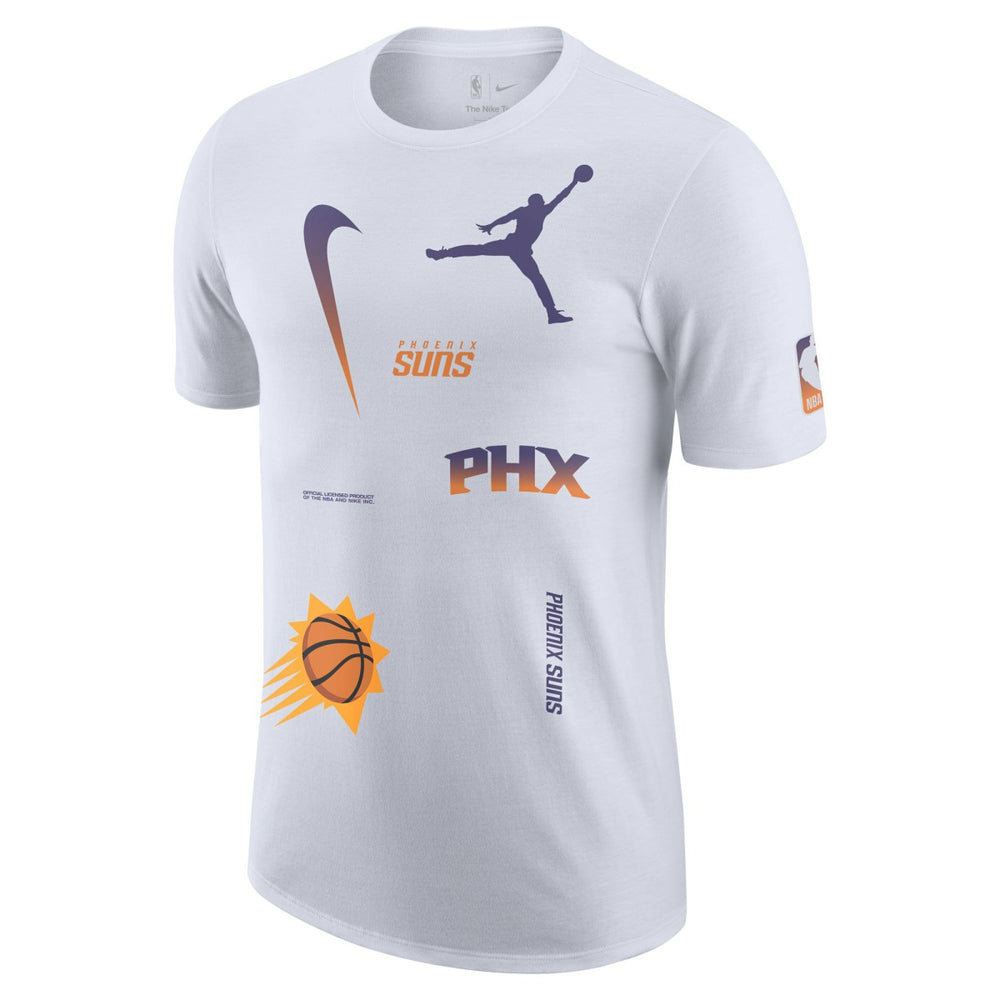 Phoenix Suns Jordan Brand Courtside Statement Edition Max90 T-Shirt - White discount