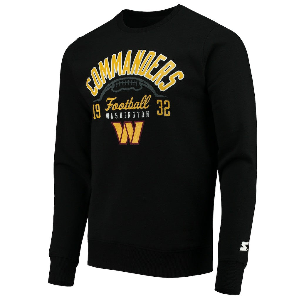 Washington Commanders Starter Pullover Sweatshirt - Black sale