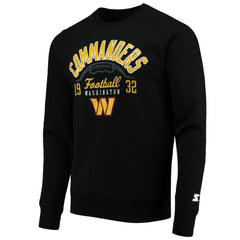 Washington Commanders Starter Pullover Sweatshirt - Black sale