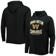 Washington Commanders Starter Post-Season Full-Zip Hoodie - Black discount