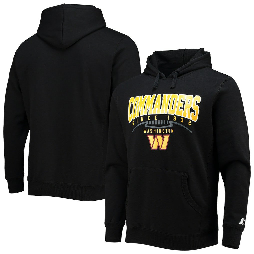 Washington Commanders Starter Premier Pullover Hoodie - Black for sale