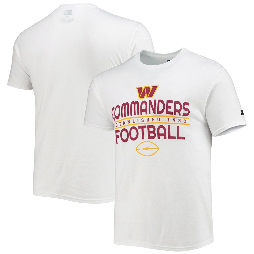 Washington Commanders Starter Prime Time T-Shirt - White sale