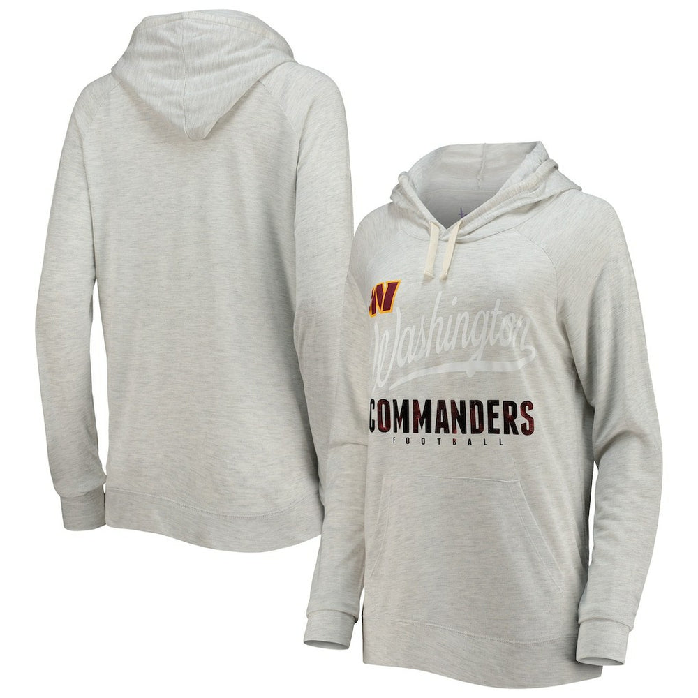 Washington Commanders Touch Women's Pre-Game Raglan Pullover Hoodie - Oatmeal on sale