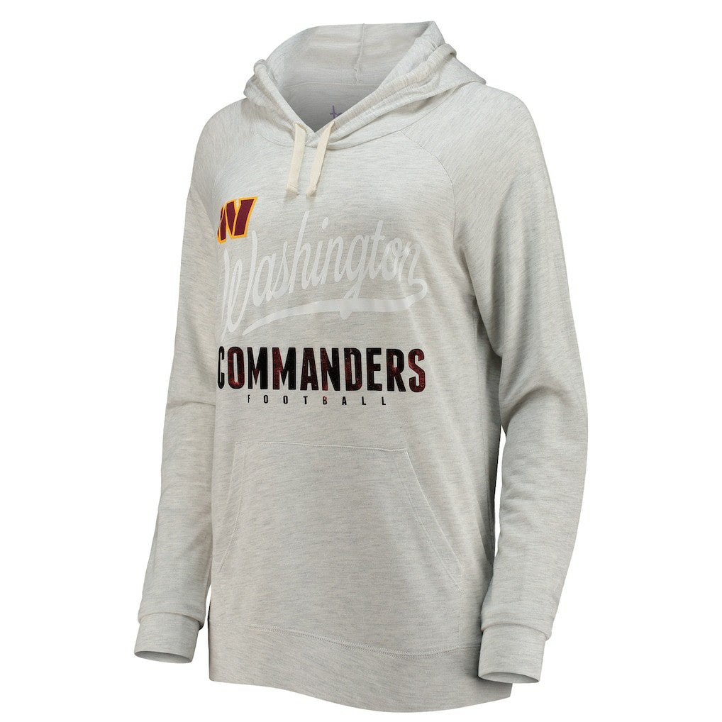 Washington Commanders Touch Women's Pre-Game Raglan Pullover Hoodie - Oatmeal on sale