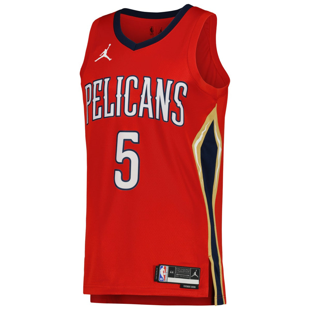 Herbert Jones New Orleans Pelicans Jordan Brand Unisex Swingman Jersey - Statement Edition - Red discount
