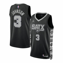 Keldon Johnson San Antonio Spurs Jordan Brand Unisex Swingman Jersey - Statement Edition - Black outlet