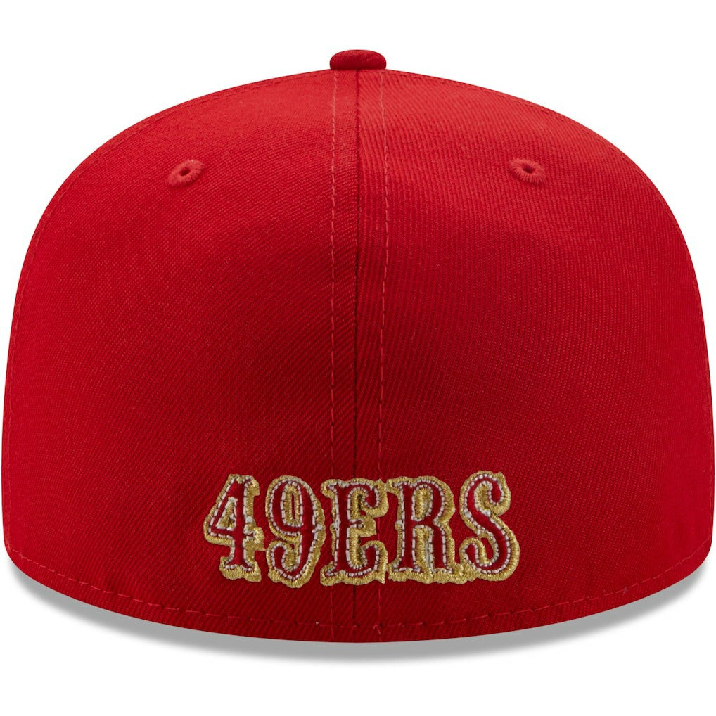San Francisco 49ers New Era Team 59FIFTY Fitted Hat - Scarlet outlet