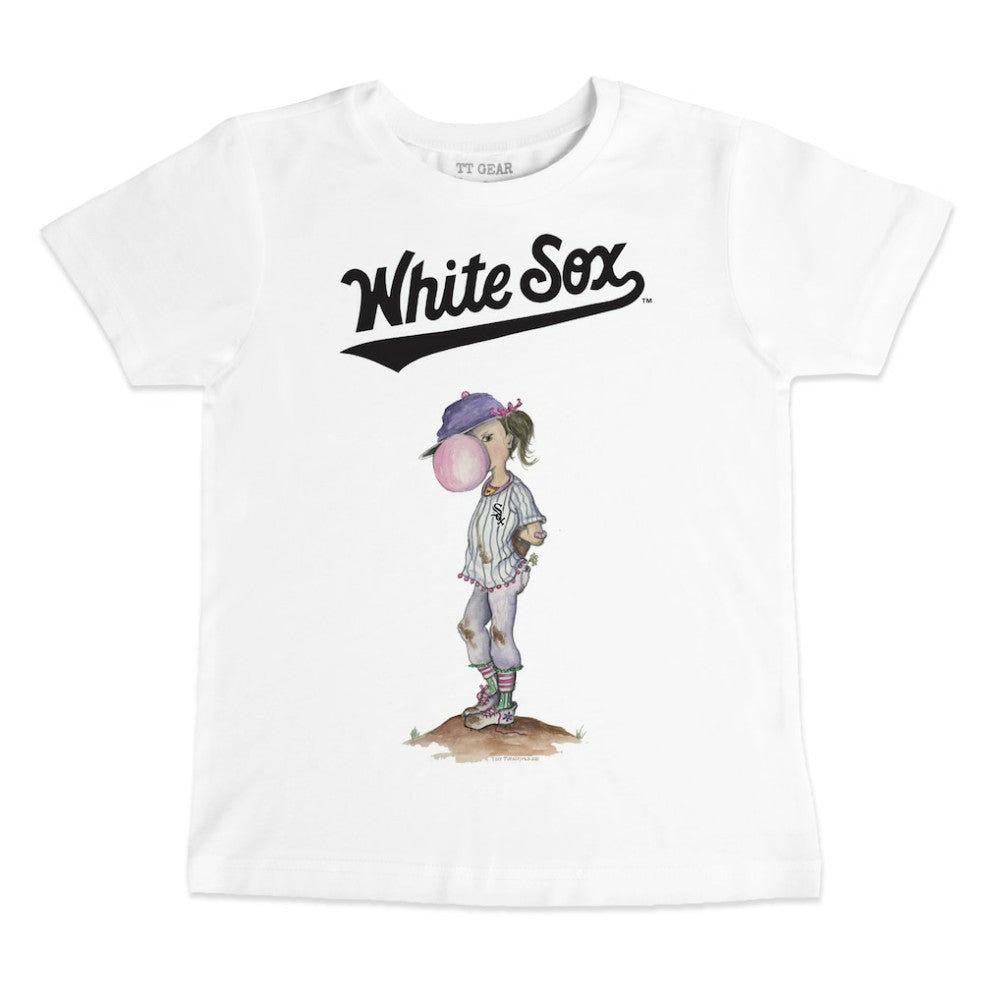 Chicago White Sox Tiny Turnip Youth Bubbles T-Shirt - White