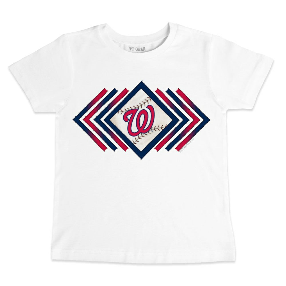 Washington Nationals Tiny Turnip Youth Prism Arrows T-Shirt - White