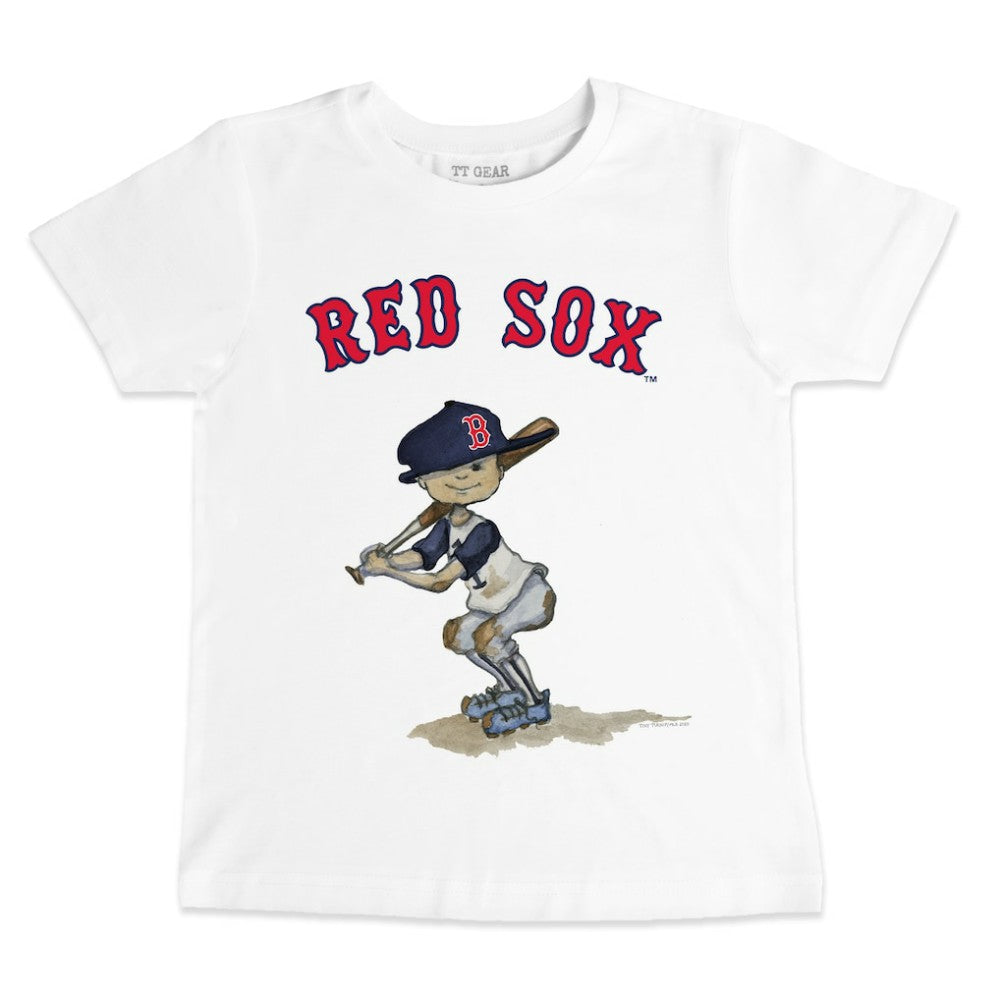 Boston Red Sox Tiny Turnip Youth Team Slugger T-Shirt - White