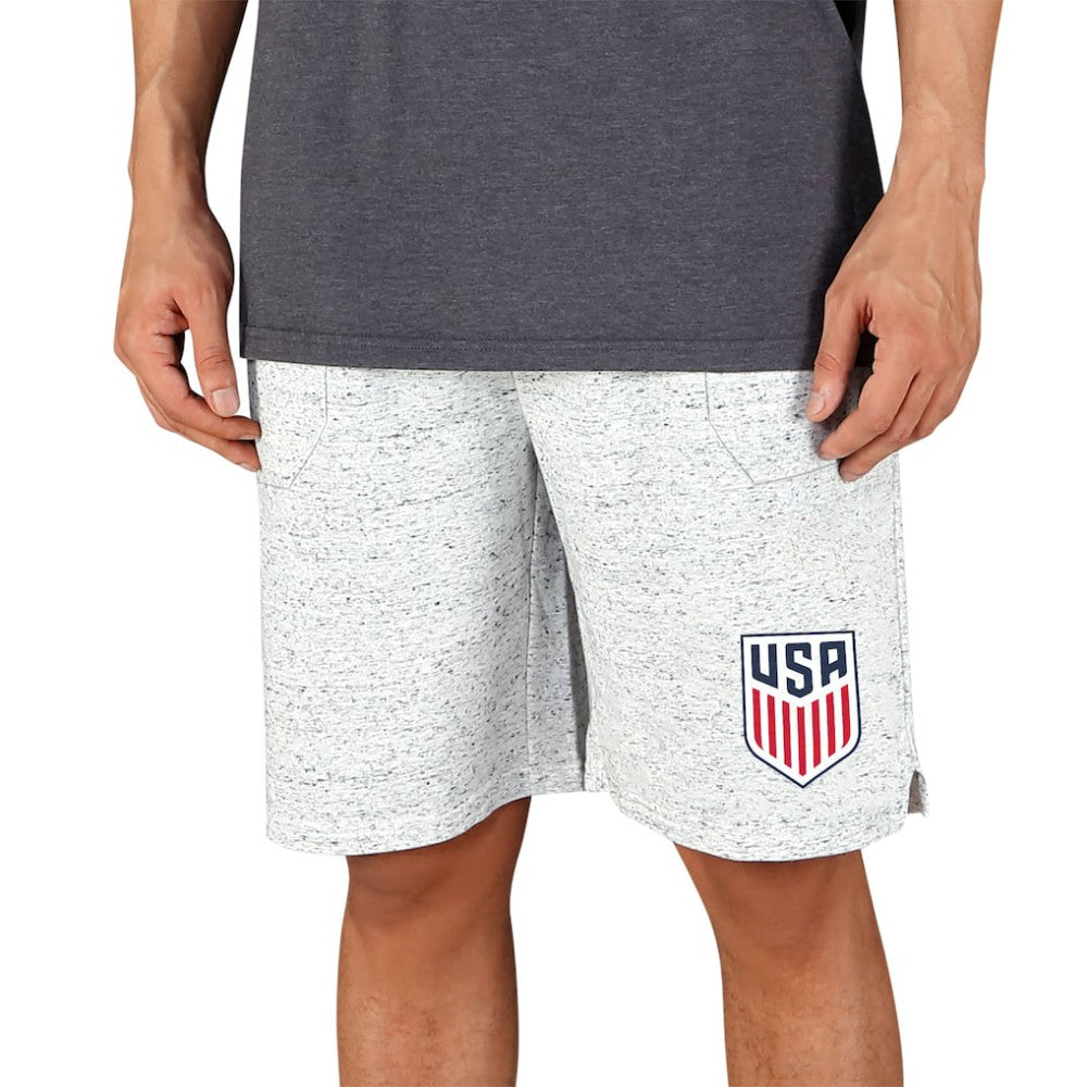 USMNT Concepts Sport Throttle Knit Jam Shorts - White/Charcoal sale