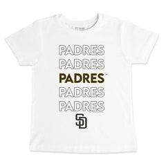 San Diego Padres Tiny Turnip Youth Stacked T-Shirt - White