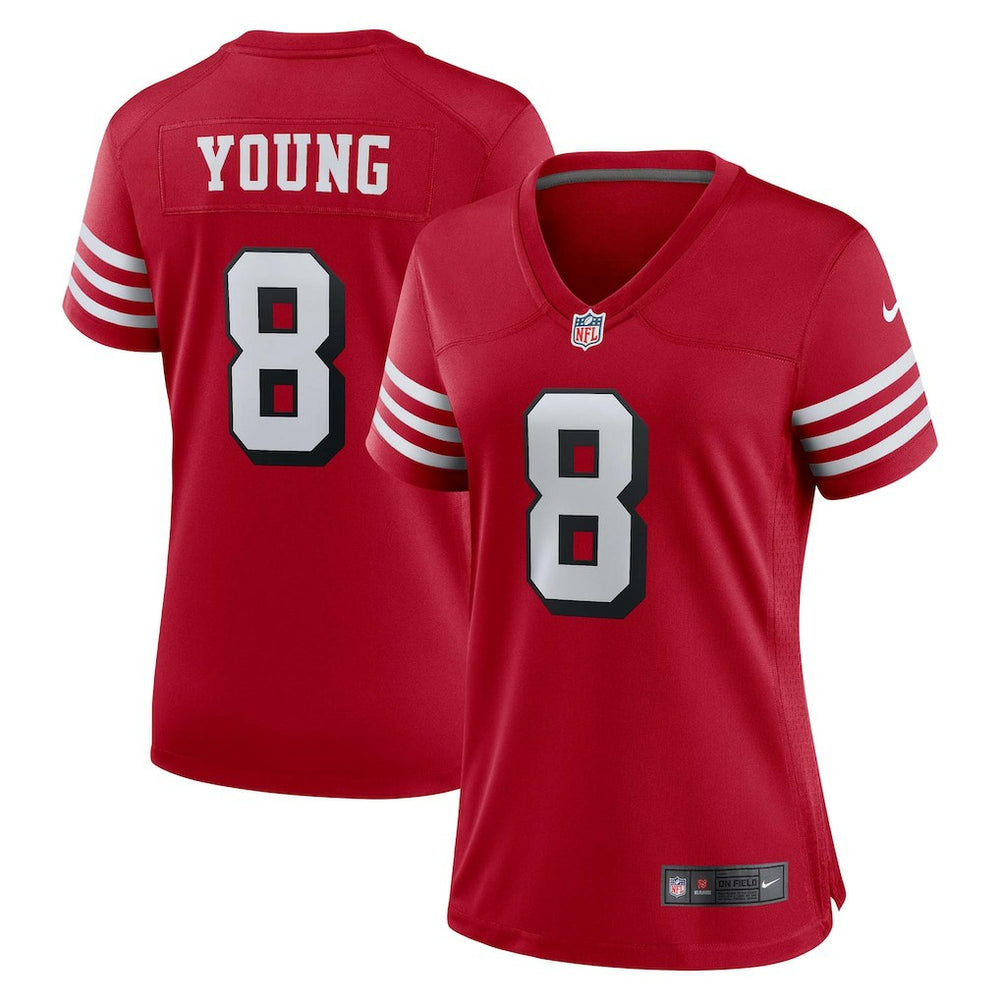 Steve Young San Francisco 49ers Women's Alternate Game Jersey - Scarlet | Nike online