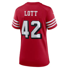Ronnie Lott San Francisco 49ers Women's Alternate Game Jersey - Scarlet | Nike sale