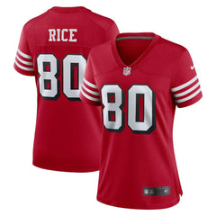 Jerry Rice San Francisco 49ers Women's Alternate Game Jersey - Scarlet | Nike for sale