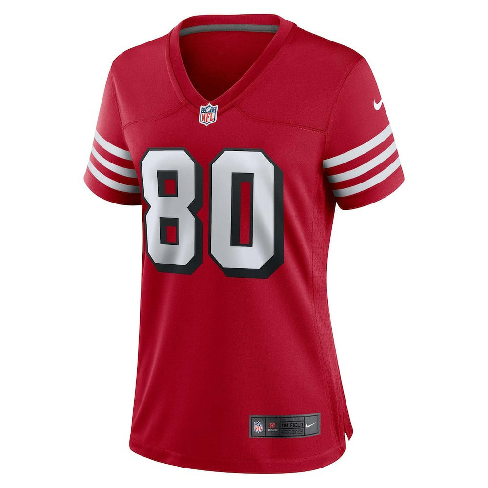 Jerry Rice San Francisco 49ers Women's Alternate Game Jersey - Scarlet | Nike for sale