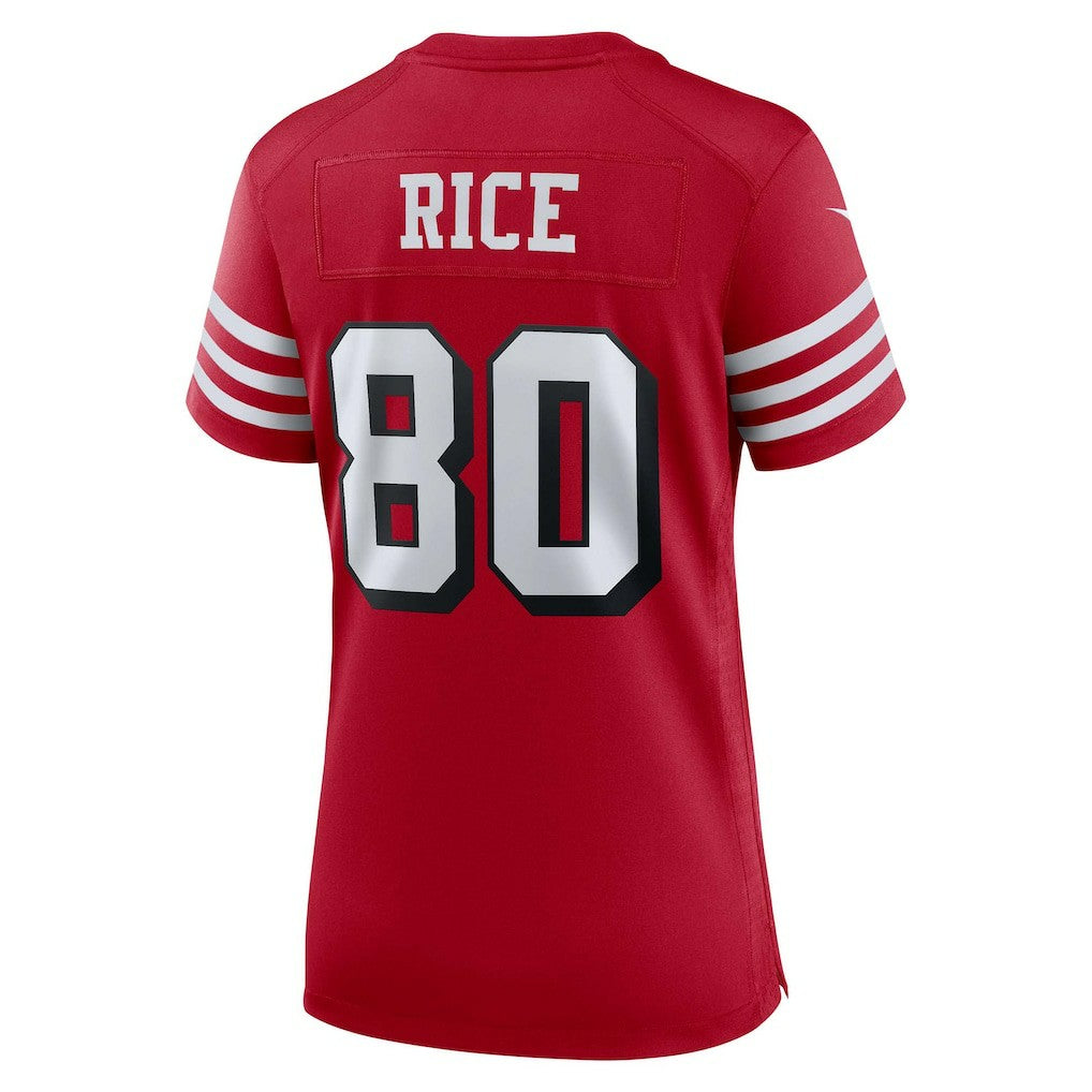 Jerry Rice San Francisco 49ers Women's Alternate Game Jersey - Scarlet | Nike for sale
