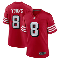 Steve Young San Francisco 49ers Retired Player Alternate Game Jersey - Scarlet | Nike discount