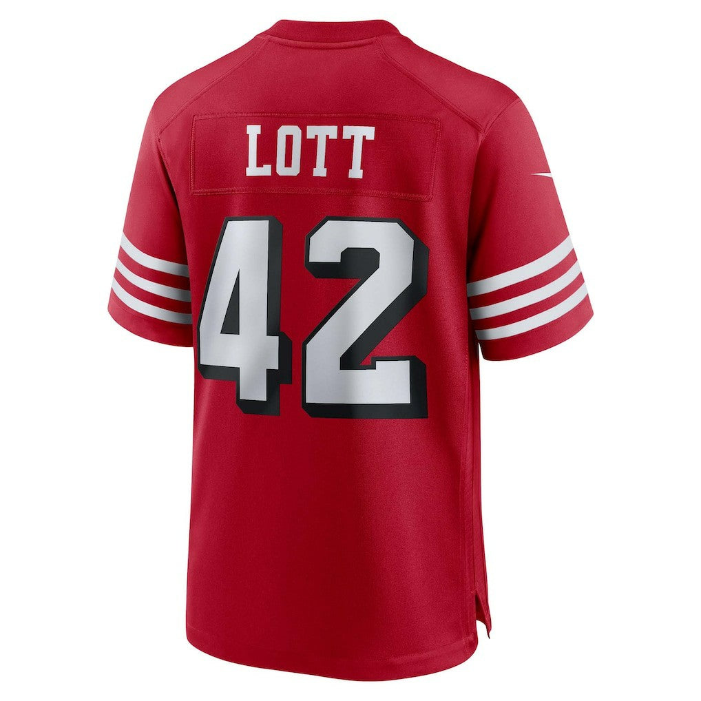 Ronnie Lott San Francisco 49ers Retired Player Alternate Game Jersey - Scarlet | Nike online
