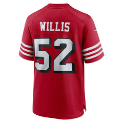 Patrick Willis San Francisco 49ers Retired Player Alternate Game Jersey - Scarlet | Nike online